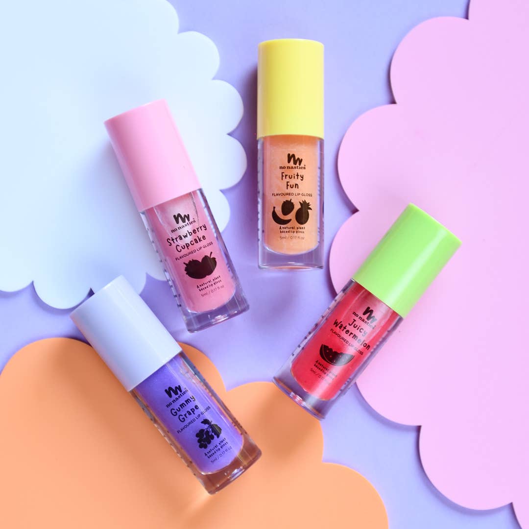 Natural Kids Lip Gloss Wands - Multiple Flavours Available