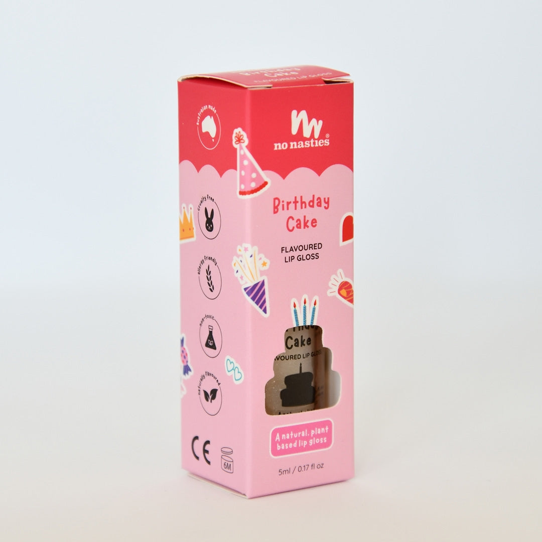 Natural Kids Lip Gloss Wands - Multiple Flavours Available